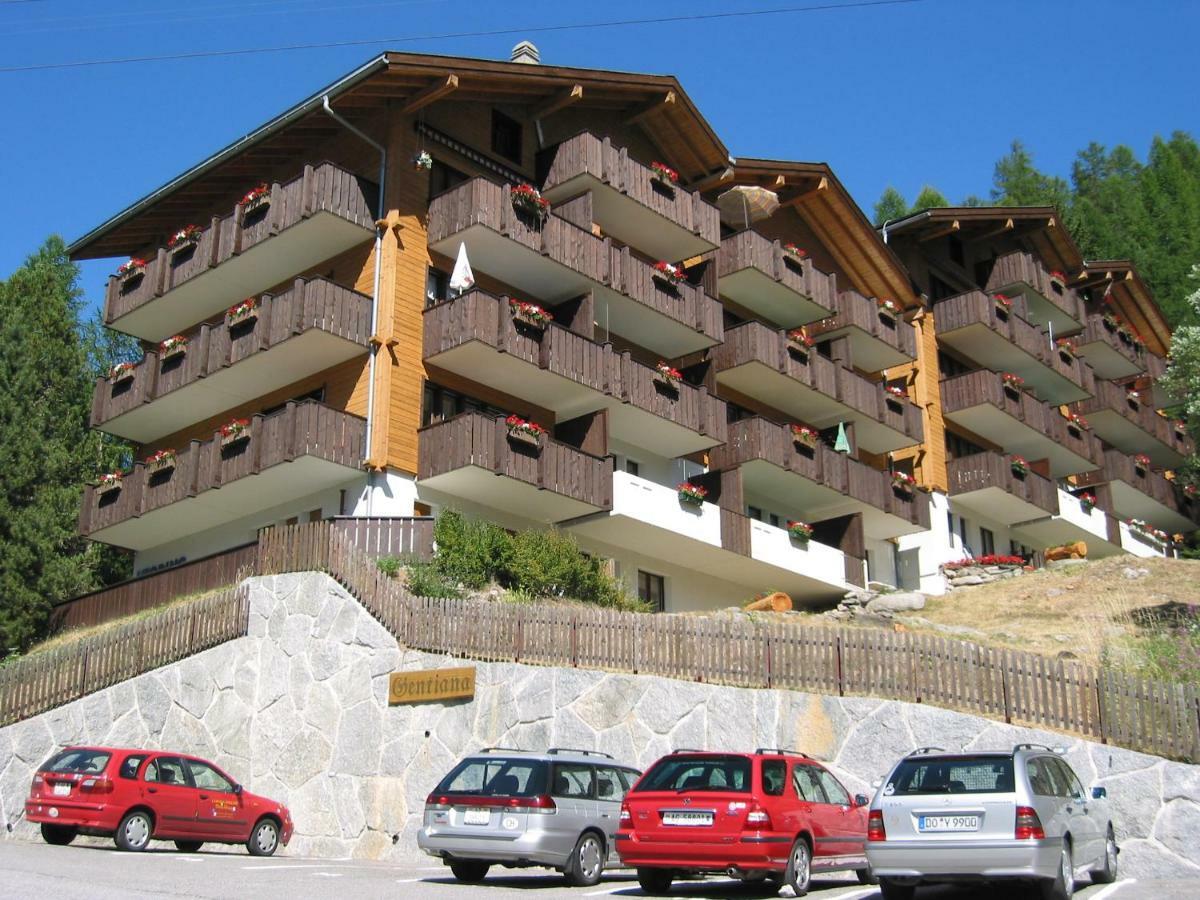 Apartament Haus Gentiana A Grächen Zewnętrze zdjęcie